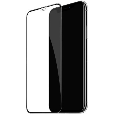 Защитное стекло Full screen PowerPlant для Apple iPhone XS Max/11 Pro Max, Black